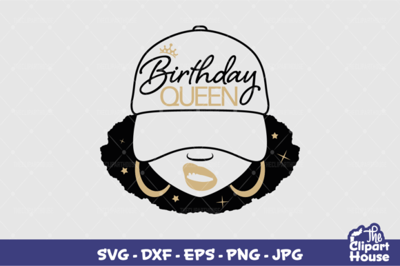 Birthday Queen Smirk Design