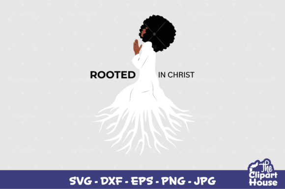 Rooted in Christ Woman: A Versatile Design for Faith-Based Crafting