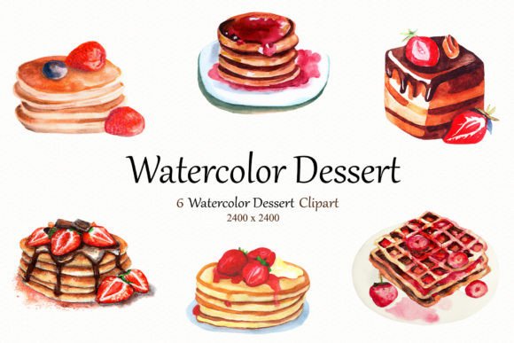 Watercolor Desserts Clipart: A Creative Guide to Digital Art Assets